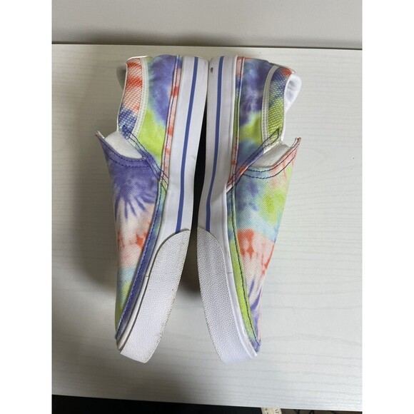 Nike Women's Size 11 Court Legacy CZ1752-900 Multicolor Tie Dye Slip On Sneakers - Picture 8 of 10